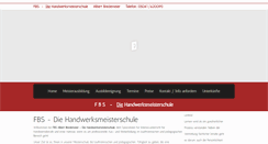 Desktop Screenshot of meisterschule-springe.de